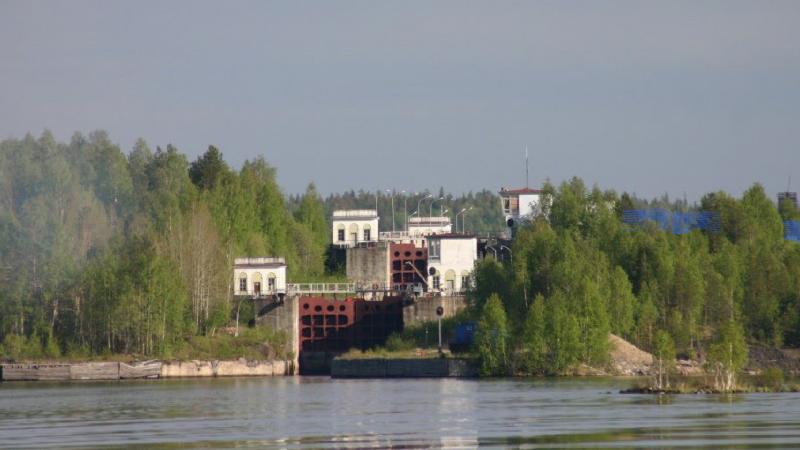 White Sea-Baltic Canal Lock 10 at Vygozero, Republic of Karelia. ©Panoramio